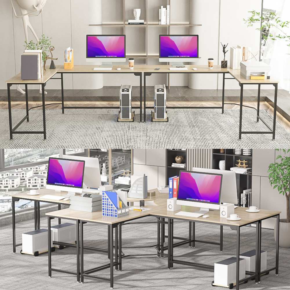 L-Shaped Corner Desk: image 9