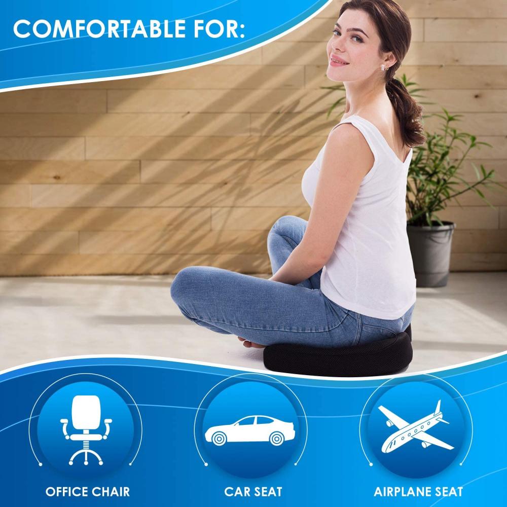 Seat Cushion and Lumbar Support Pillow